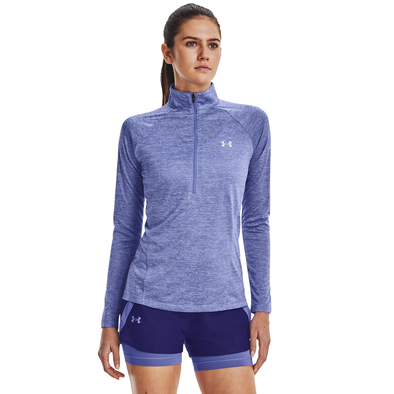UNDER ARMOUR TECH TWIST 1 2 ZIP LONG SLEEVE TOP LADIES Poobie Naidoos